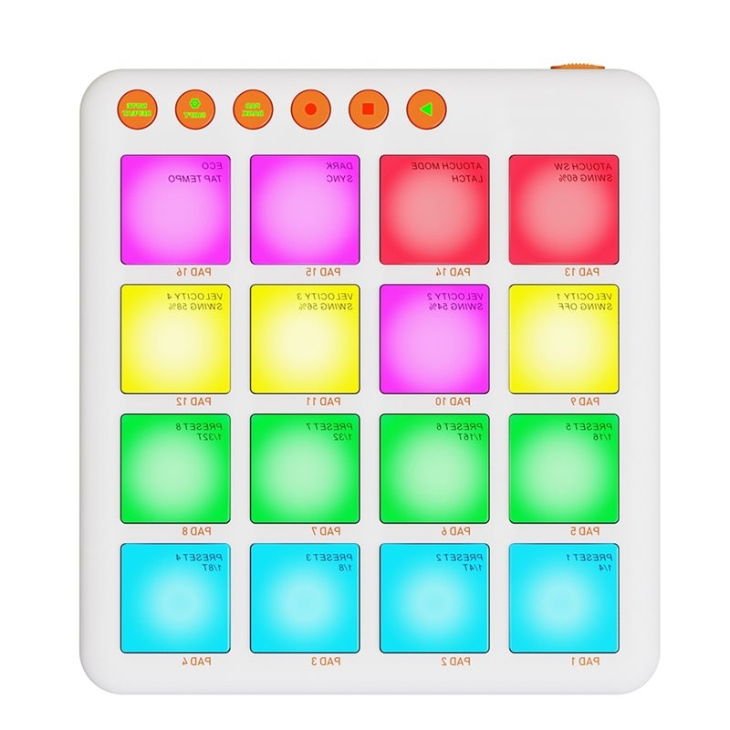 Midi Controller Pad - NEWABKG MIDI Pad Controller Beats Wireless