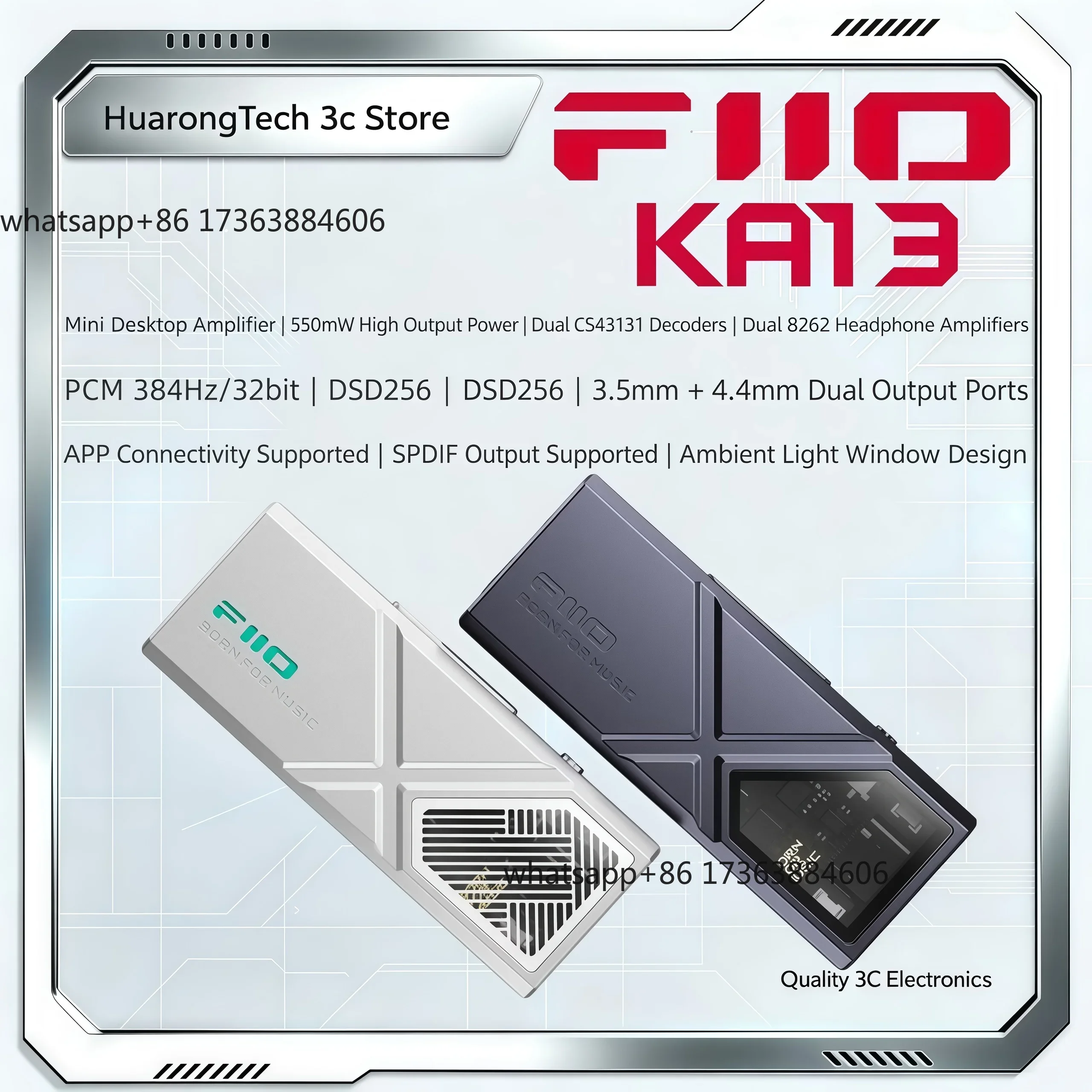 KA13 USB DAC Headphone Amplifi - огляд і ціна Headphone Amplifier Dac