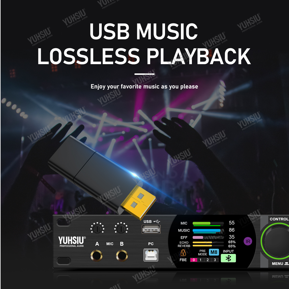 YUHSIU Karaoke Digital Effects - огляд і ціна Audio Music Dj