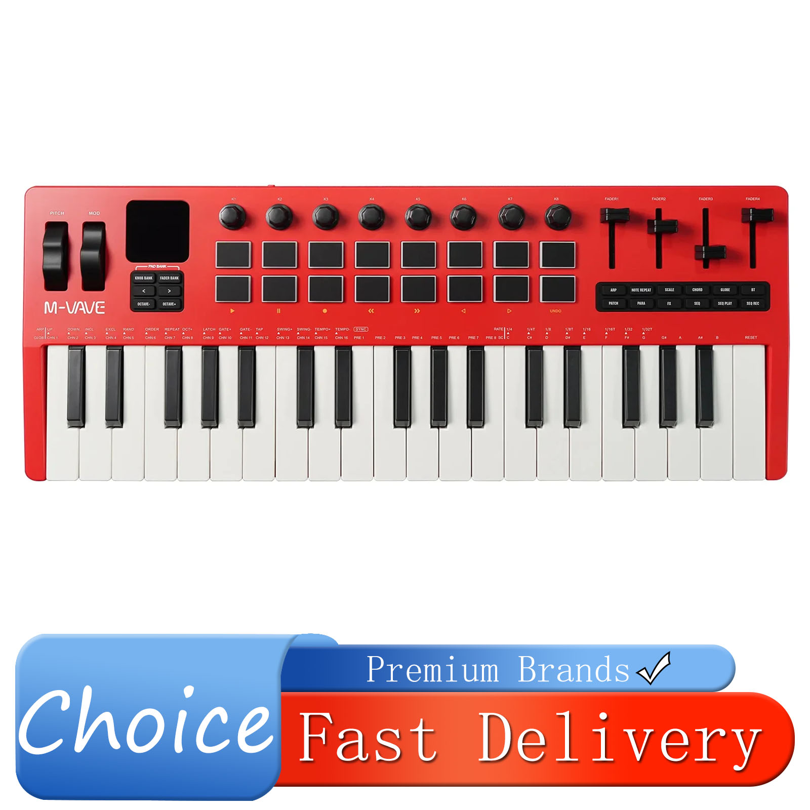 M-VAVE SMK-37 Pro 37-Key MIDI  - огляд і ціна Midi Controller Pad